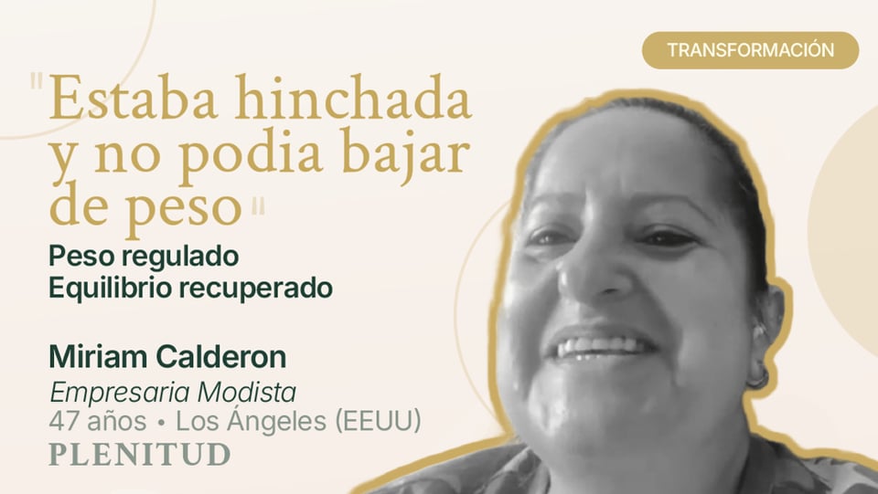 Testimonio en vídeo de Miriam Calderon, alumna del Método PLENITUD
