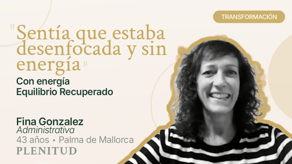 Testimonio en vídeo de Fina Gonzalez, alumna del Método PLENITUD