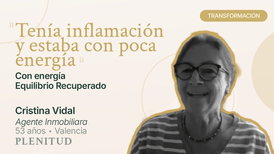 Testimonio en vídeo de Cristina Vidal, alumna del Método PLENITUD
