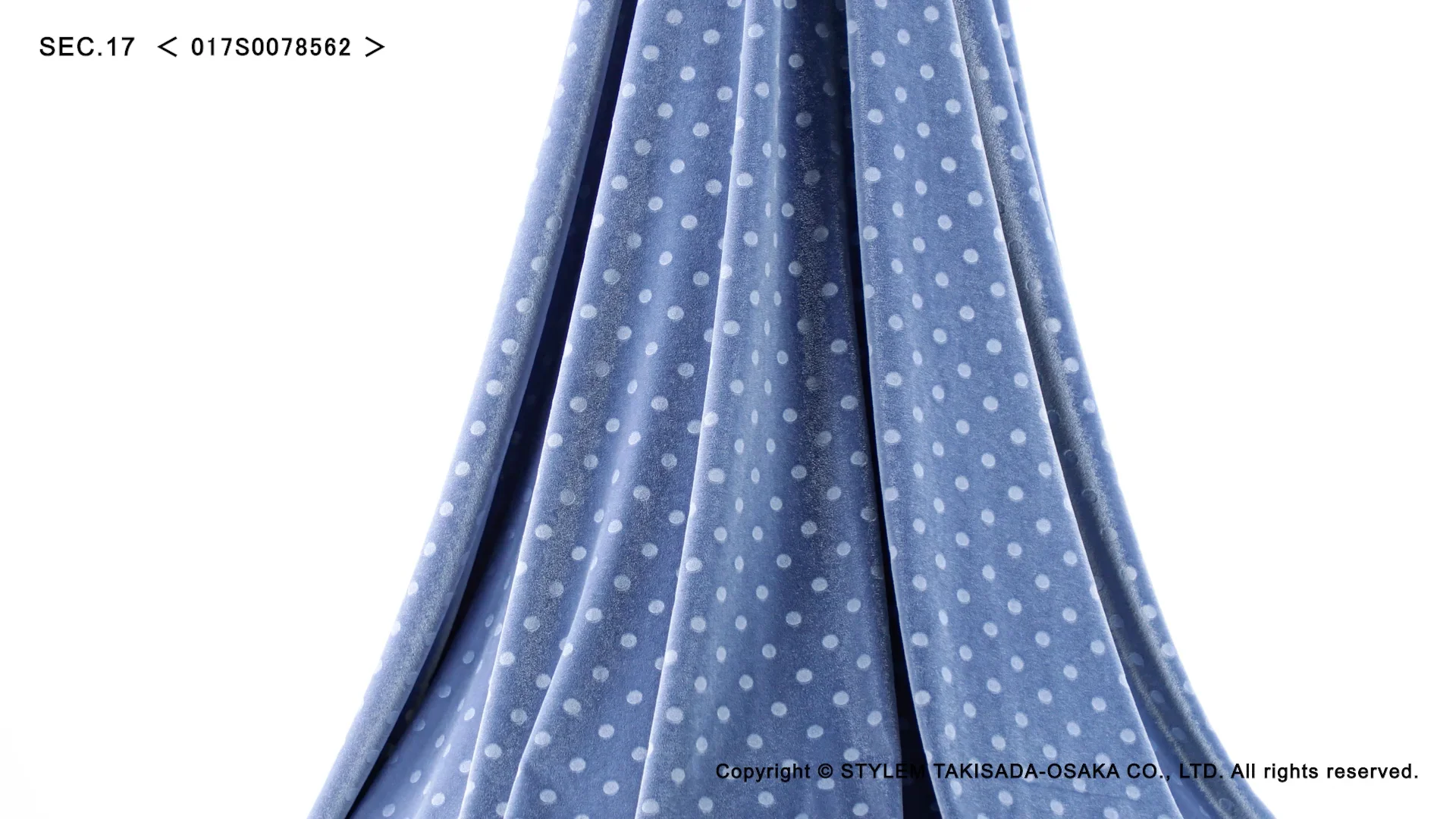 ベロアエンボス ドット[017S0078562] | STYLEM FABRIC STORE