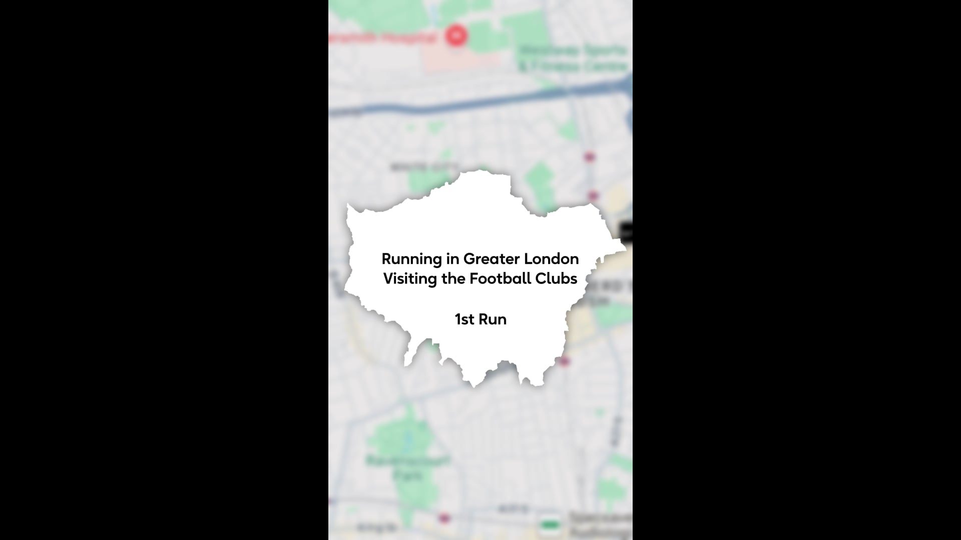 Running in Greater London Visiting Football Clubs - 1st Run