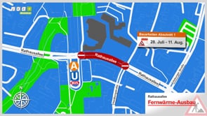 25.07.25 Rathausallee lange gesperrt