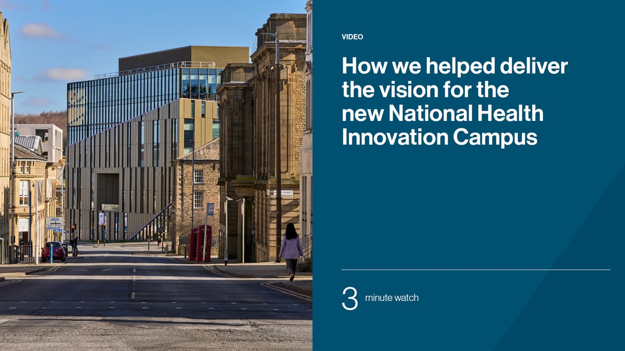 How we helped to shape the groundbreaking National Health Innovation Campus masterplan