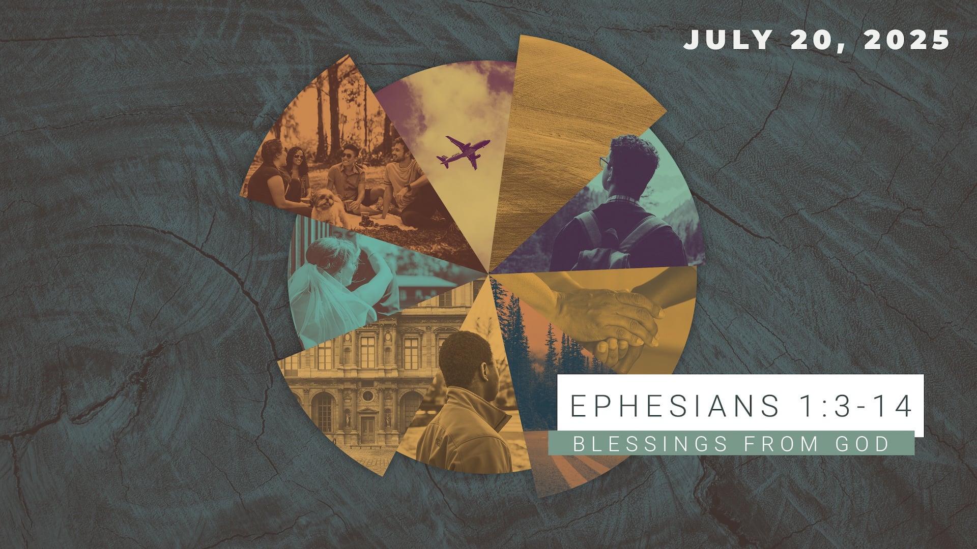 July 20, 2025 - Blessings From God - Ephesians 1:3-14