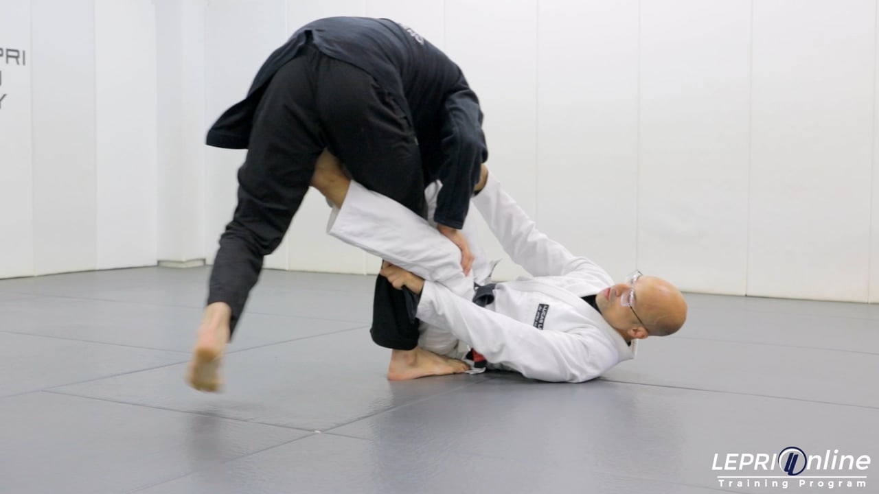 Lepri BJJ Online Training: De La Riva with Lapel Control to Sweep, Back Tak