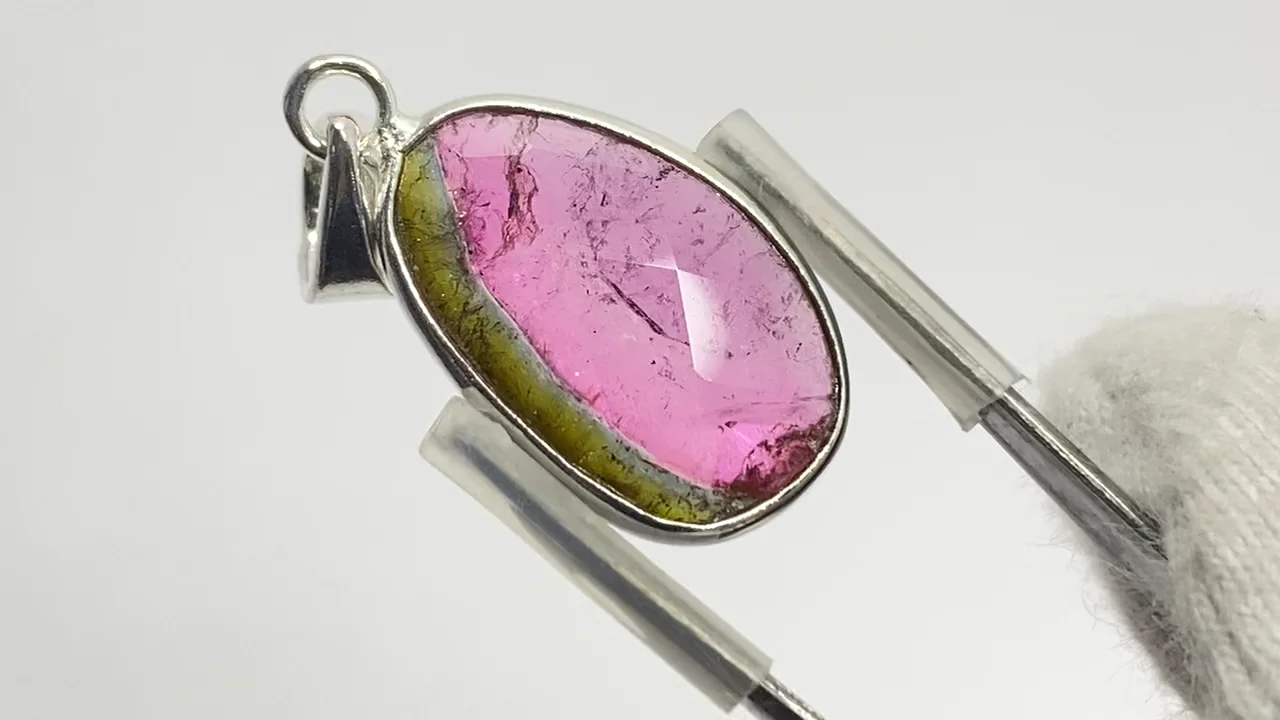 トルマリン AAA- ペンダントトップ シルバー925製 NO.25【1点もの