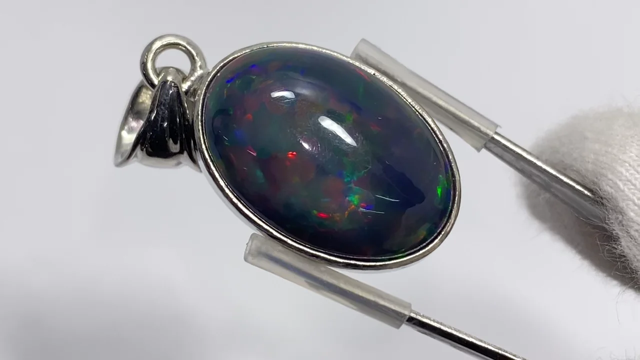 ＜受注制作＞オパールのペンダント　SILVER　0498 受注制作＞オパールのペンダント SILVER 0498 ネックレス