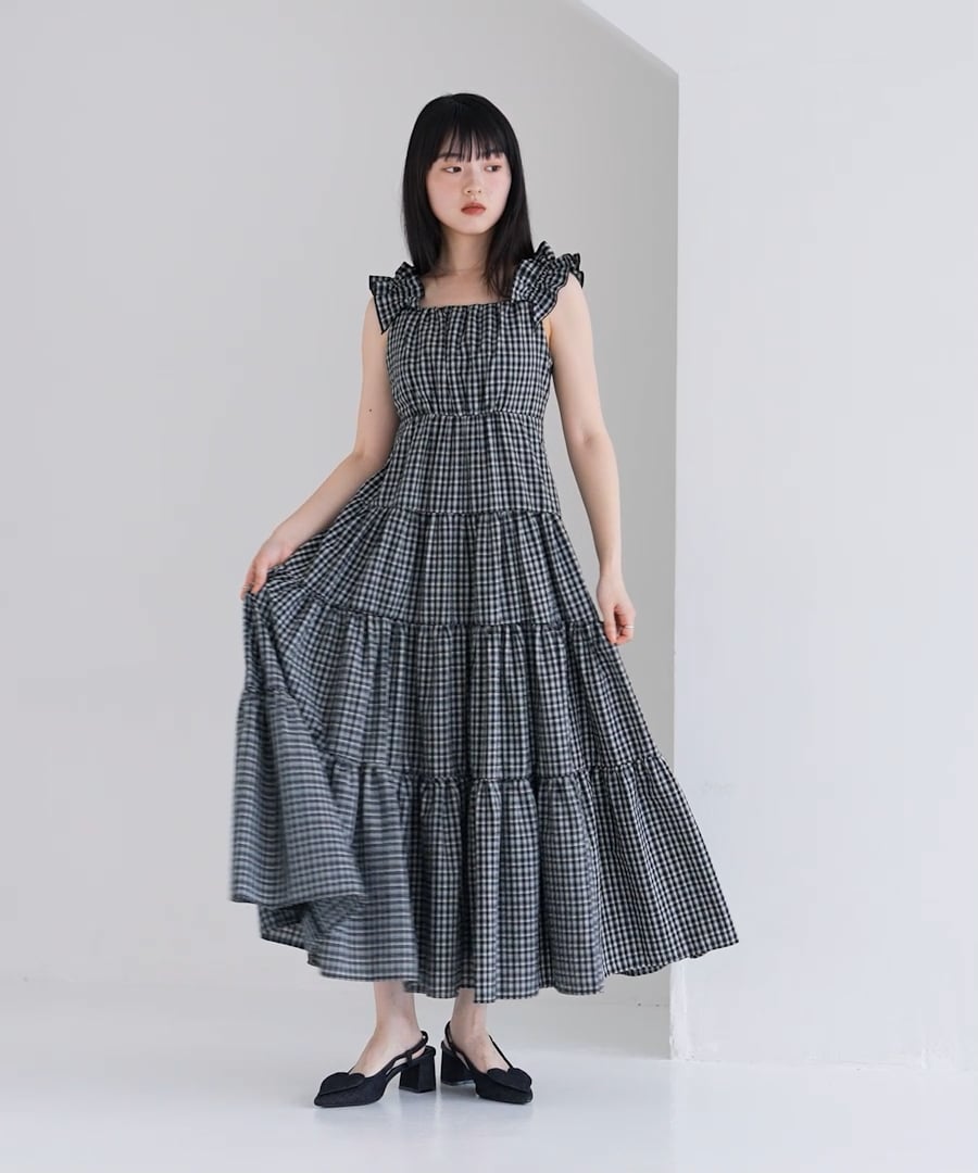 2WAYショルダーフリルワンピース | [公式]ヘザー（Heather）通販