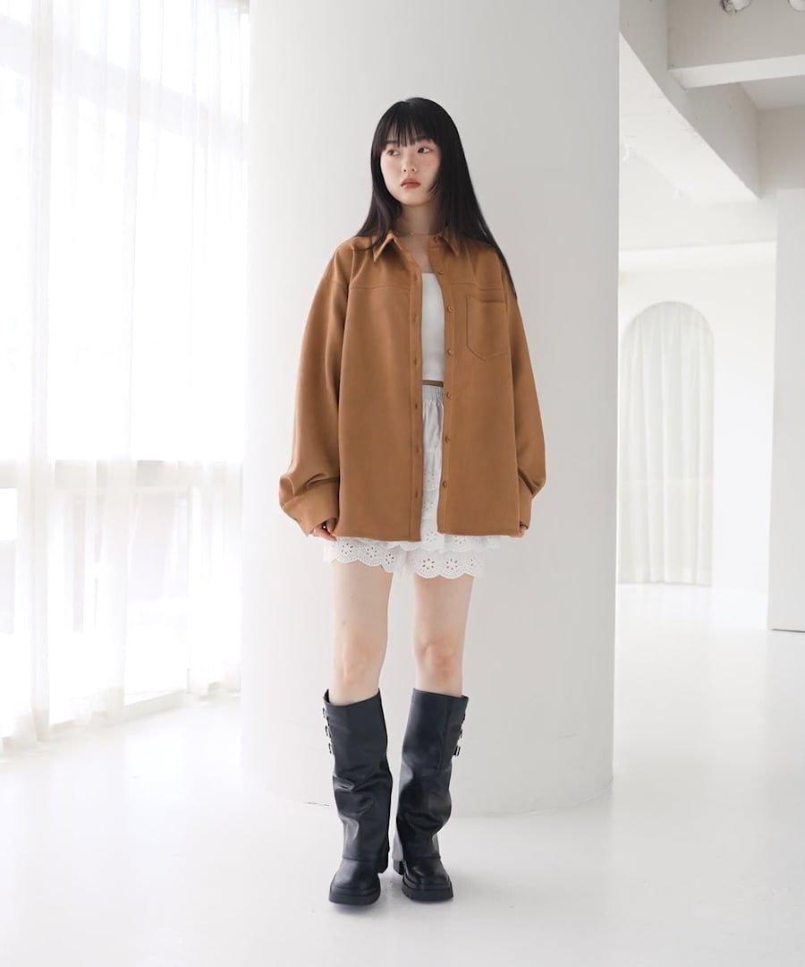 LITTLEBIG スエードシャツ スウェードBIGシャツ | [公式]ヘザー（Heather）通販