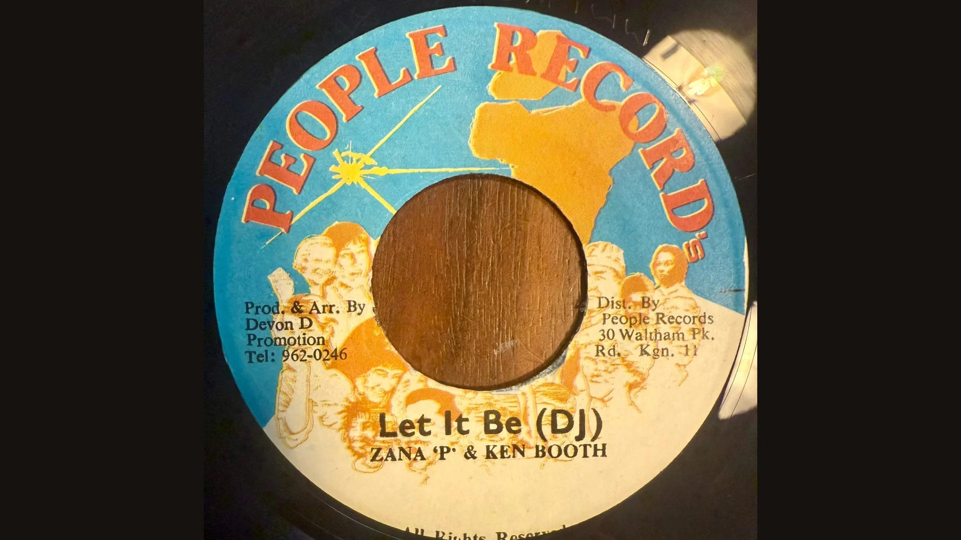 Let It Be (DJ) / Ken Boothe & Zanda P 7inch | 噂のレゲエ倉庫