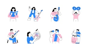 Animated Musician Illustration, a Person Illustration by Vectors Market (Thumbnail 5 of 5)