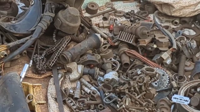 Danger des ferrailles