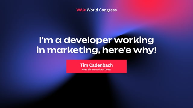 I’m a Developer Working in Marketing… Here’s Why - Tim Cadenbach