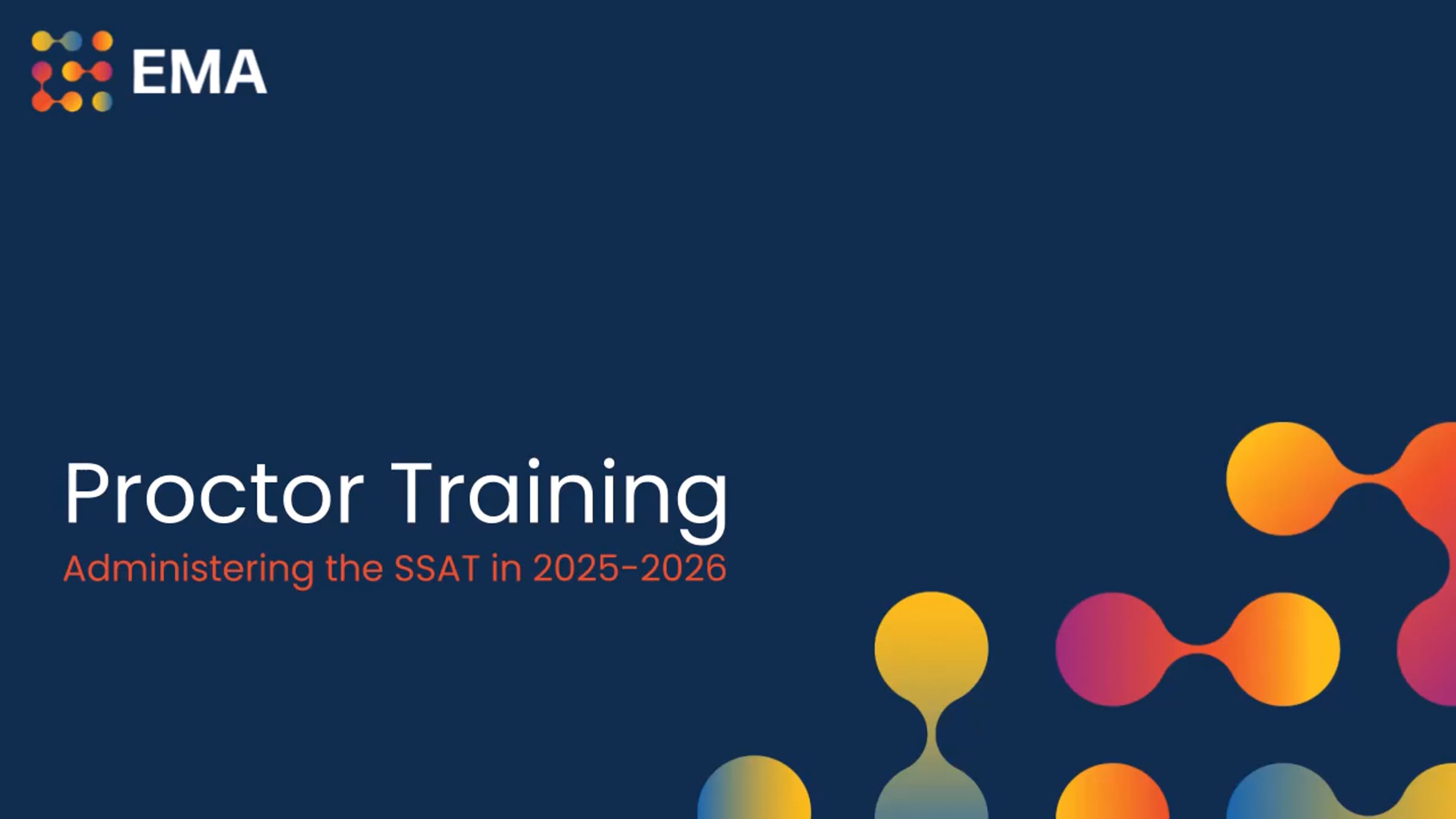 2025-26 SSAT Proctor Training | Videos & Movies on Vimeo