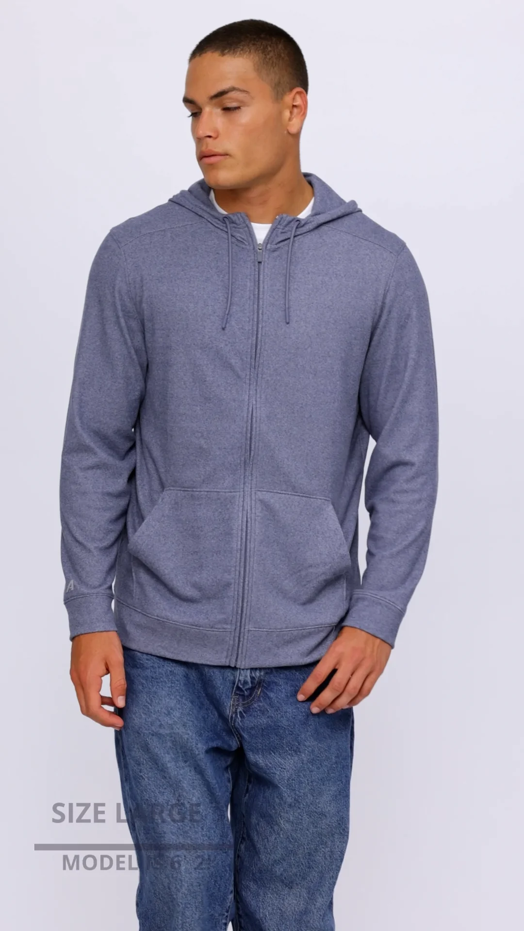Effortless Full Zip Hood – Antigua Apparel
