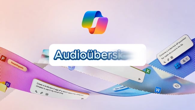 13.5 Audioübersicht