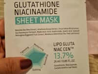 glutathione niacinamide sheet mask aplb APLB Glutathione Niacinamide Sheet Mask, 10 PCS main image 1