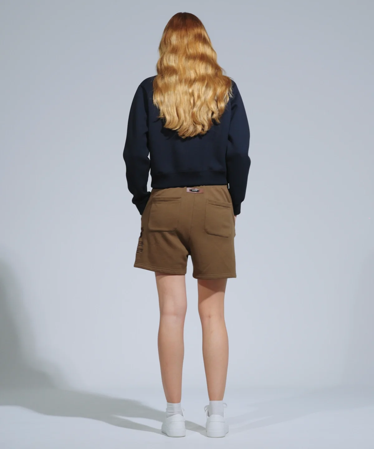 ESSENTIAL / ロゴ裏毛ショートパンツ BOTTOMS Night STORE | ダブル