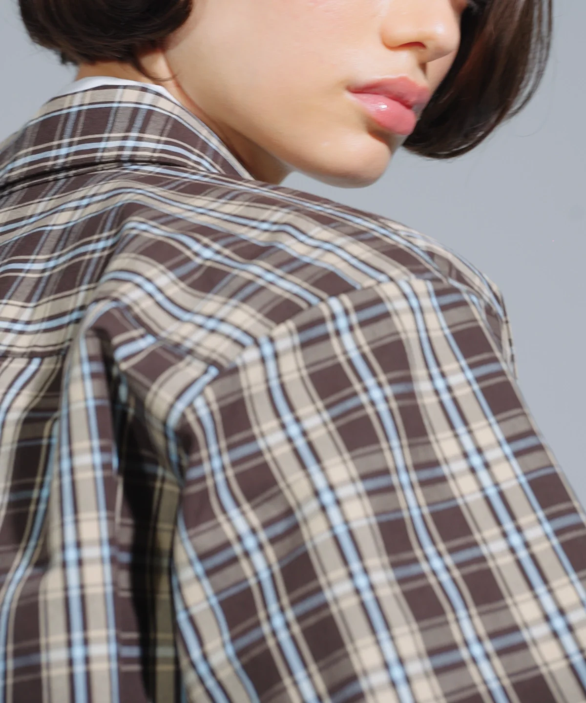 DSC / ハイカウントコットン チェックシャツジャケット TOPS Night