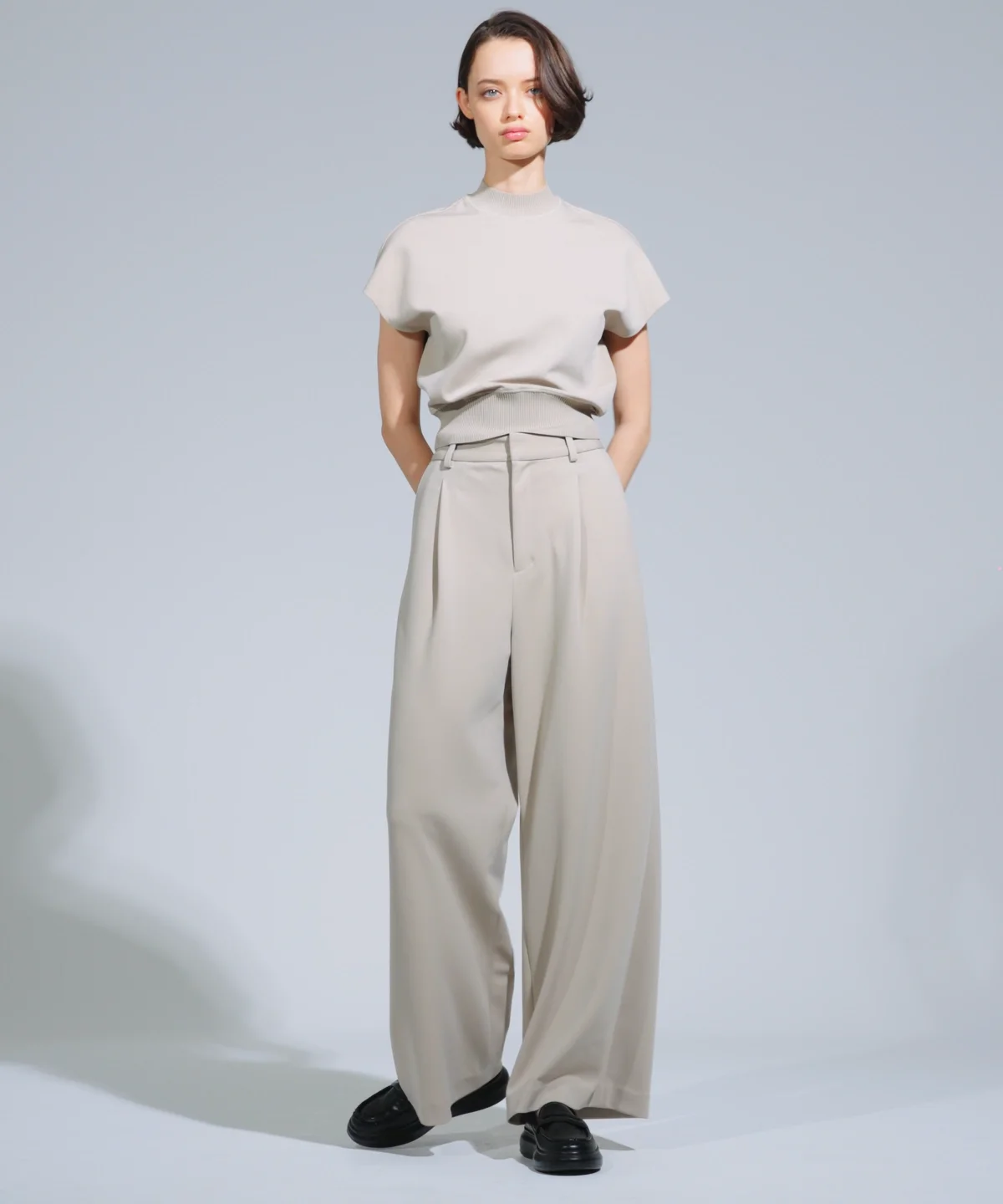 Sov. / ダンボールニットパンツ BOTTOMS Night STORE | ダブル