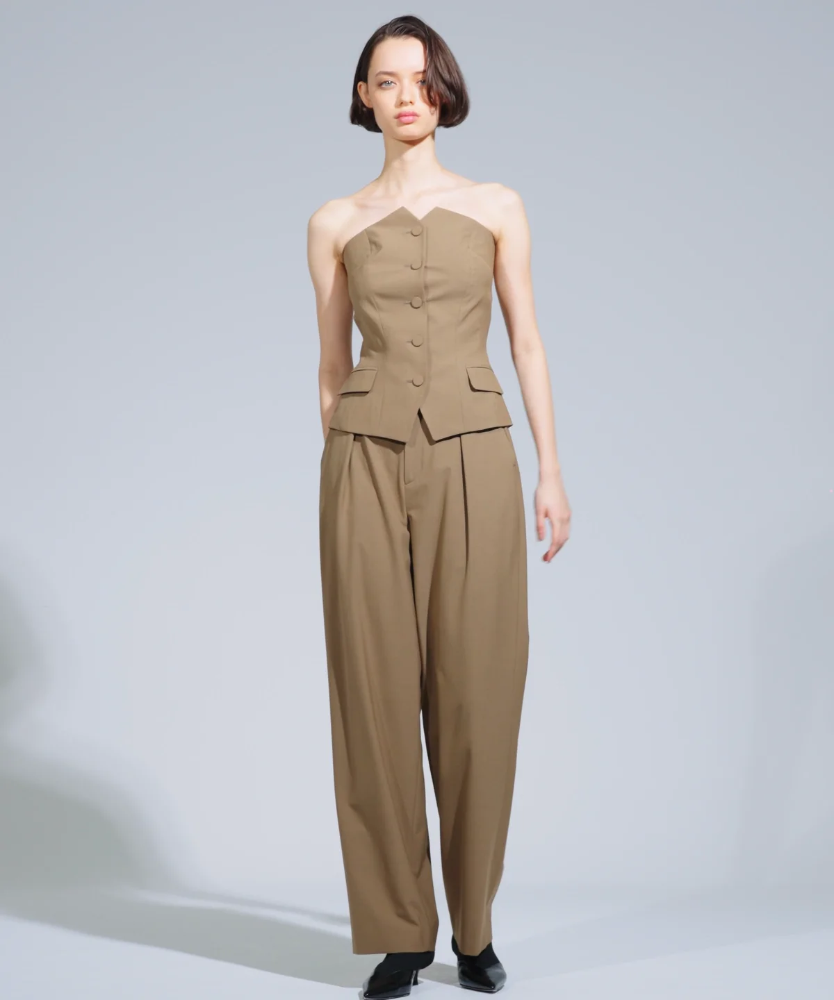 ソブ Sov. ダブルスタンダード ストレッチスキニーパンツ 3枚セット 34 Sov. / Super120'sストレッチワイドパンツ BOTTOMS Night STORE