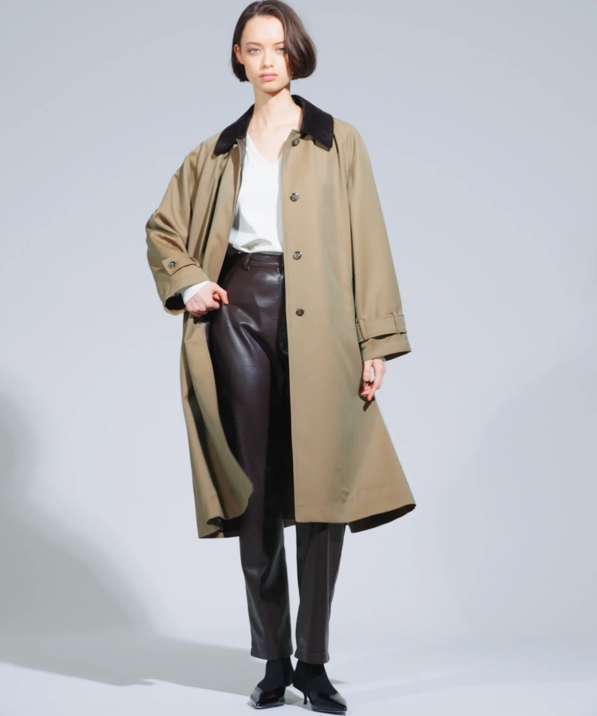 BLACK FRIDAY対象】Sov. / シャンブレーロングコート OUTERS Night