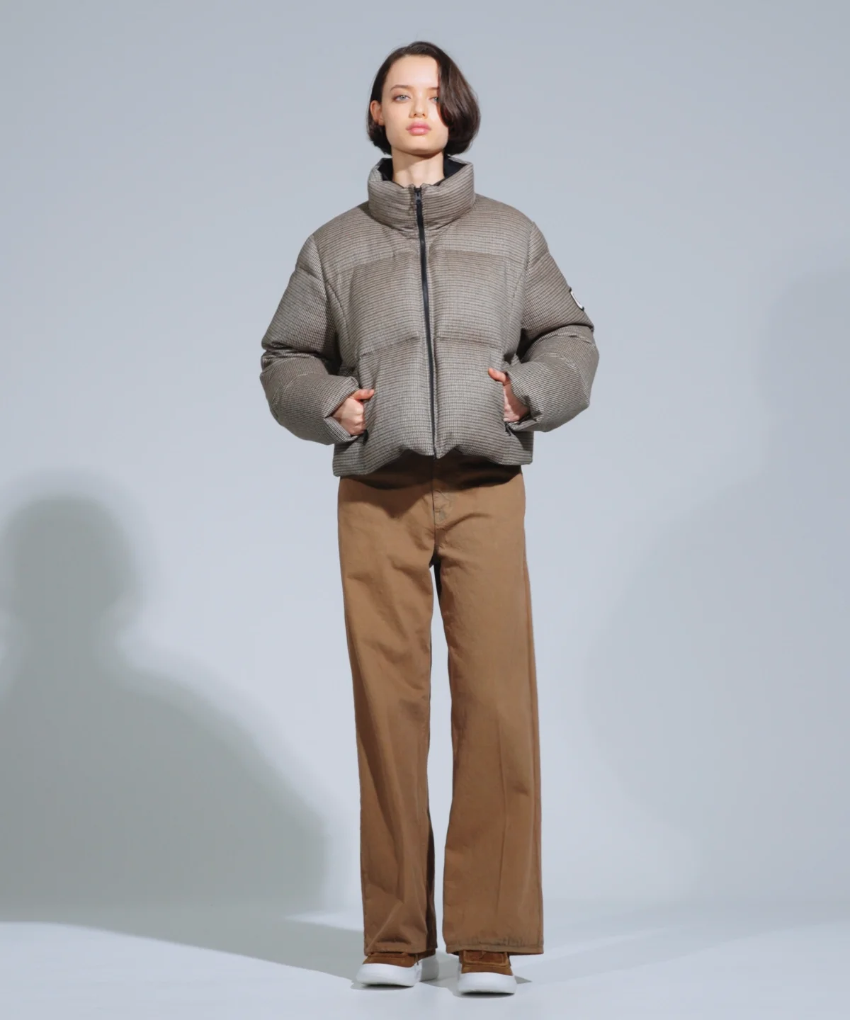 DSC / Chic-Tweed ガンクラブチェックダウン(SALE) OUTERS Night STORE