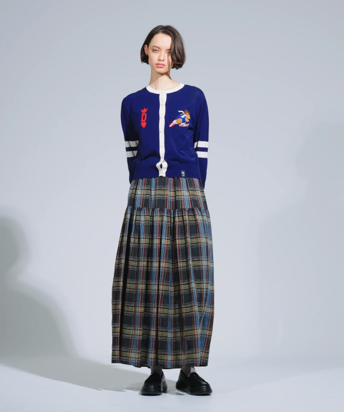 DSC / コイルヤーン ベアロゴカーディガン TOPS Night STORE