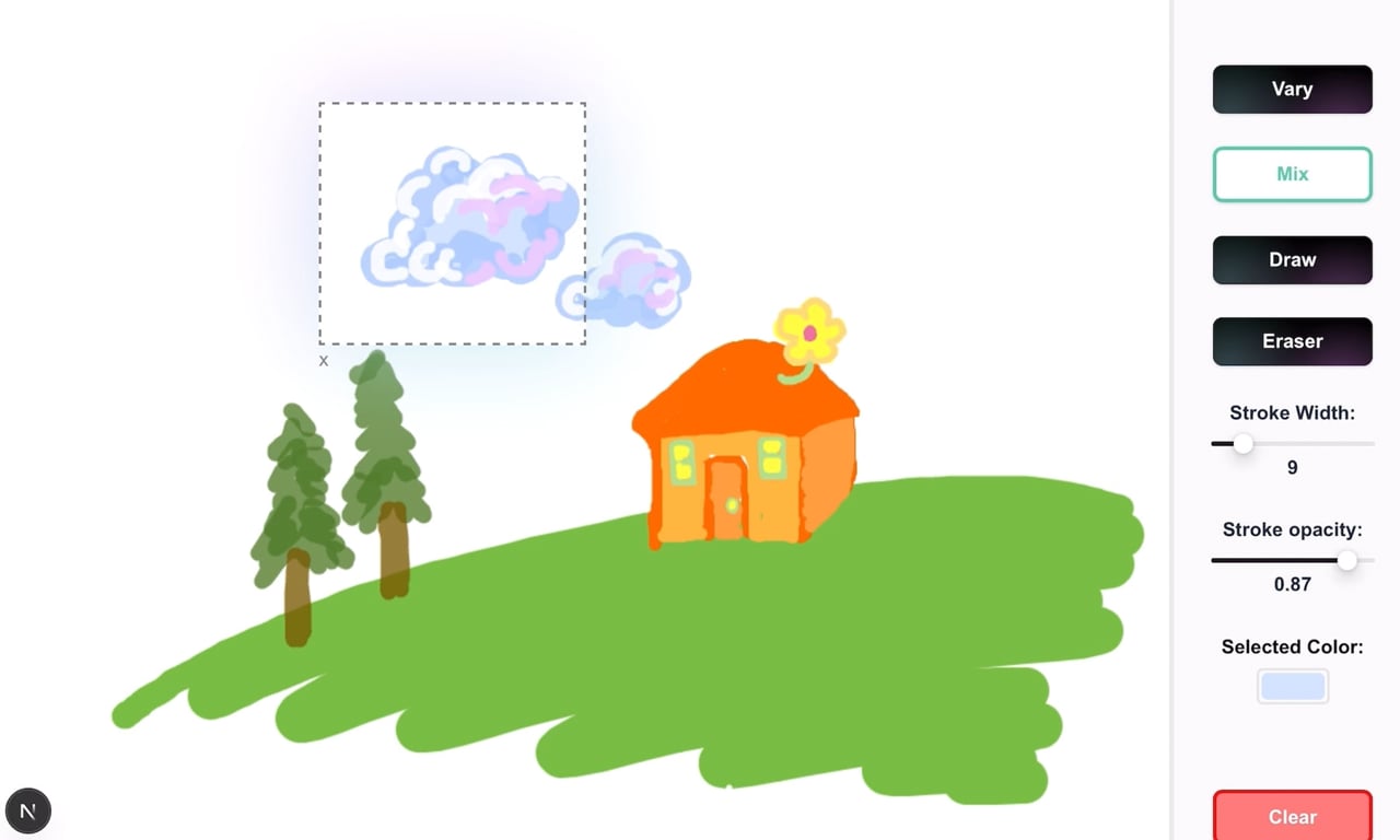 Still from the Mix Mode demo video