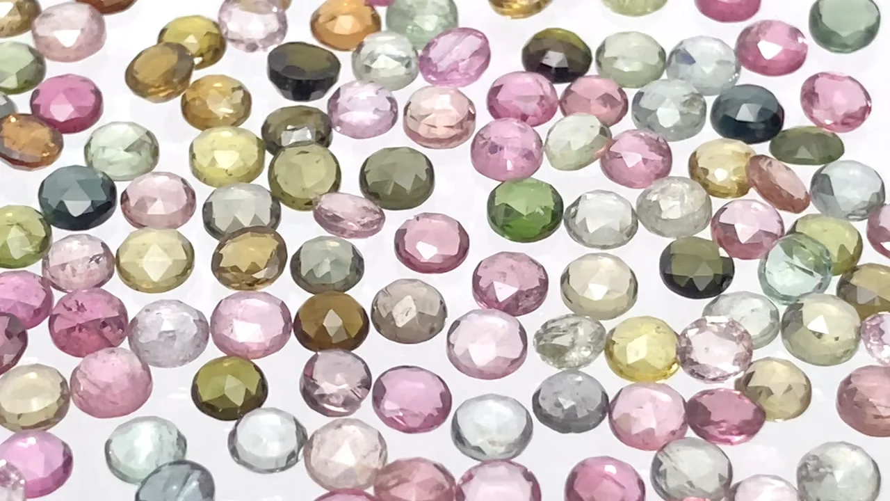 Caramel　トルマリン肌着 宝石ガチャガチャ💎トルマリン（マロンカット）1石💎 5mm