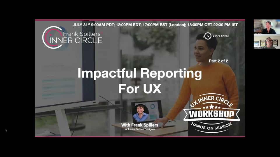 Impactful Reporting for UX part 2/3