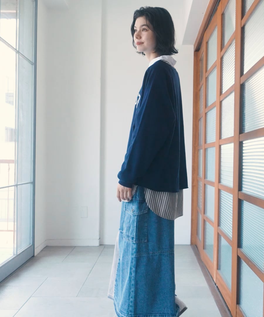 リメイク風コンビスカート | [公式]ニコアンド（niko and ）通販