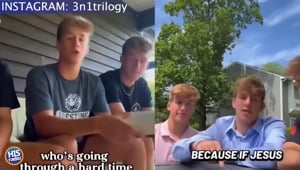 Triplets Share Jesus Online