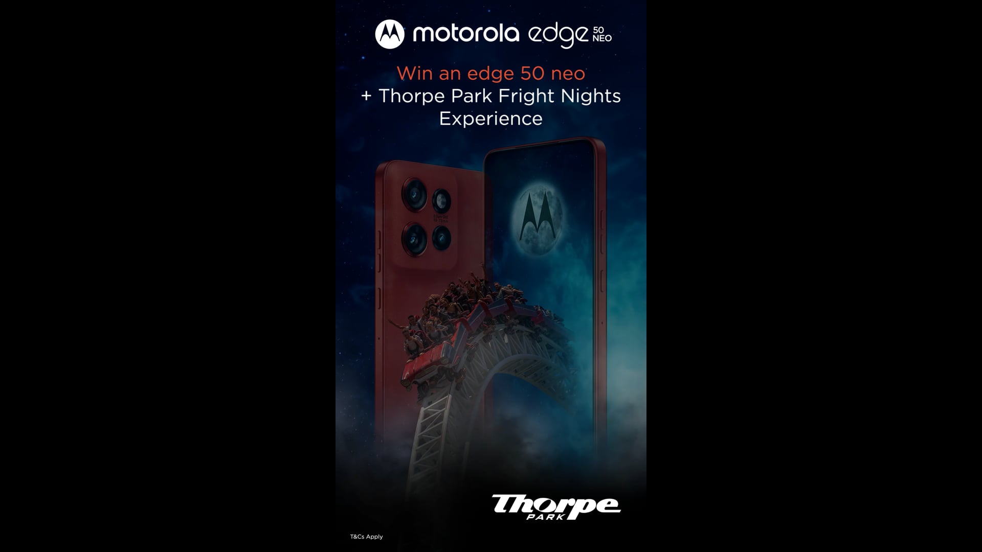 Motorola Thorpe Park Social Post