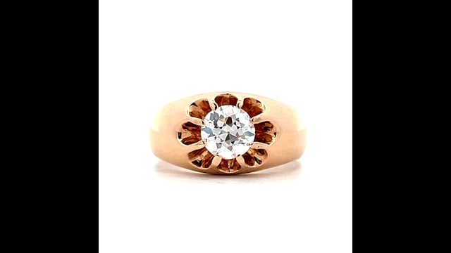 96 Vintage Victorian Diamond Engagement Ring 14k – Filigree Jewelers