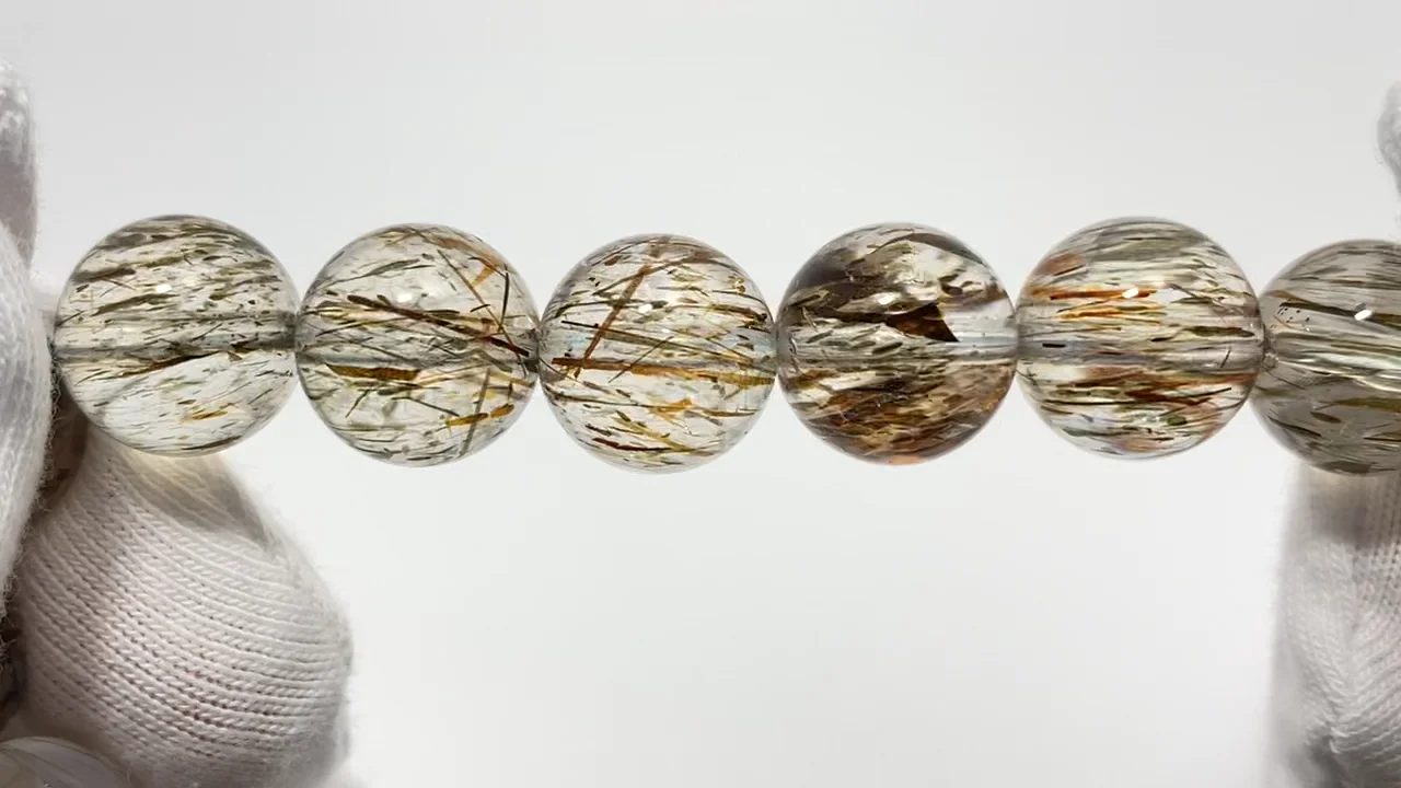 動画】【1点もの】フォリエーテッドマイカインクォーツAAA ラウンド