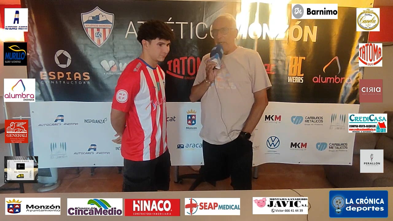 PRETEMPORADA    AT.MONZÓN  ALUMBRA  2-1  LLEIDA  CF  MARC  CHAVARRI ( JUGADOR AT.MONZÓN  ALUMBRA )