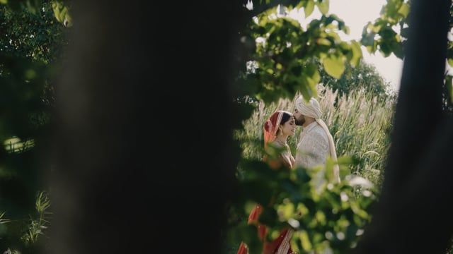 Still from Sneh & Mansi next day edit by Happy Soul Films, Toronto wedding videographers