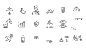 Animated Crypto Icon Art Set, an Outline Icon by Prosymbols (Thumbnail 4 of 4)