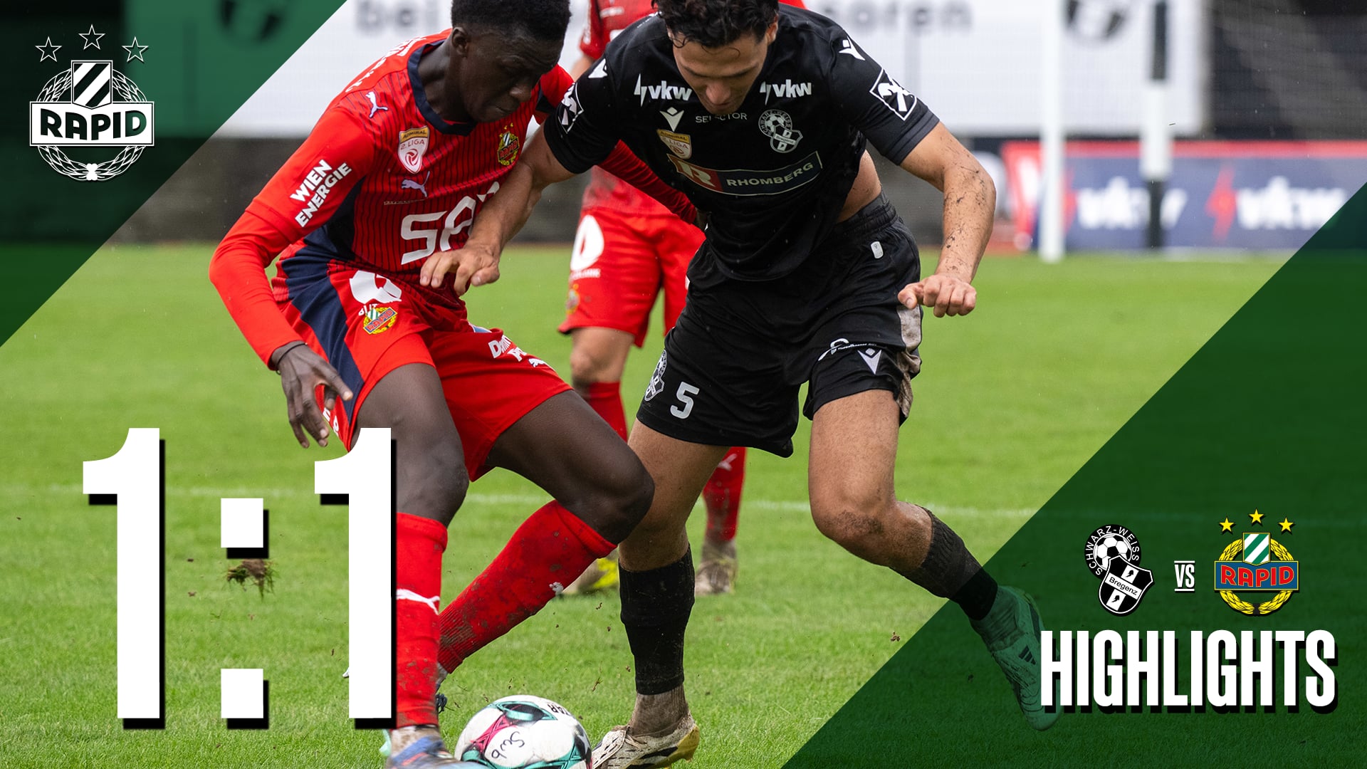 Highlights: Schwarz-Weiss Bregenz - SK Rapid II