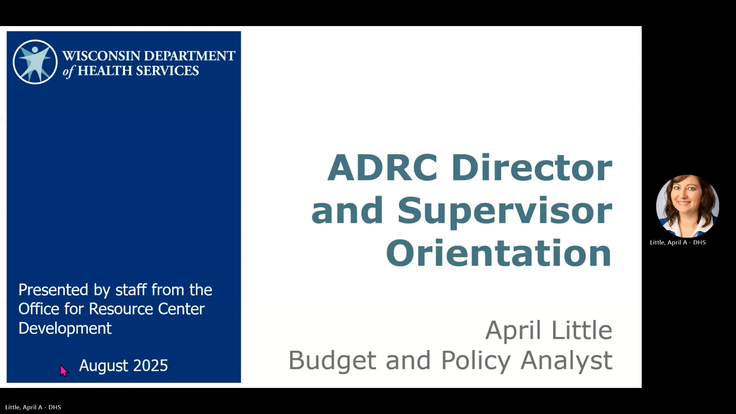 Fiscal Training - ADRC Director and Supervisor Orientation | Videos ...
