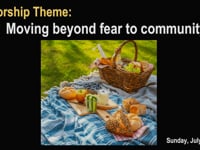 Worship for August 3, 2025