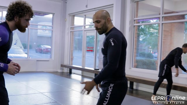 Single Leg to Guard Pass Using C Grips