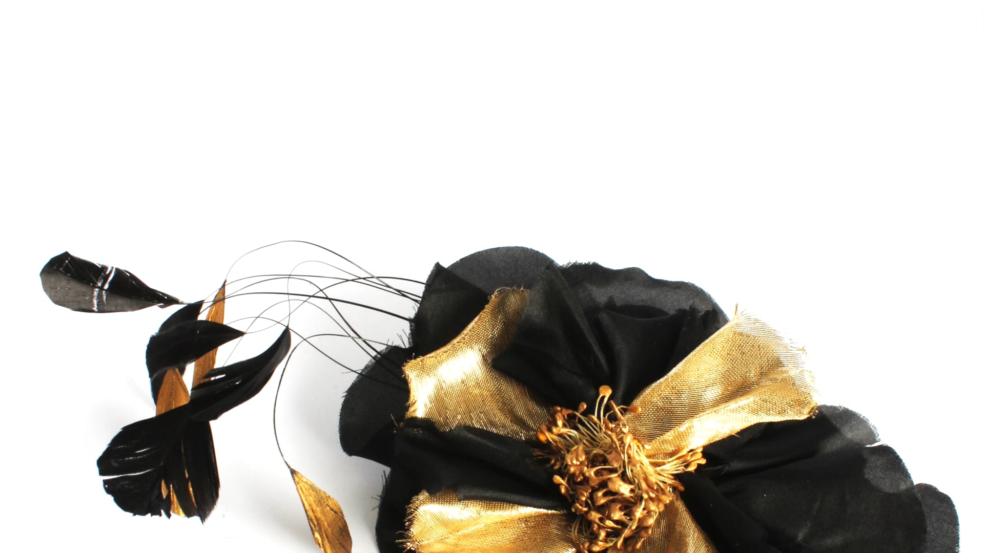 Yves Saint Laurent Decorative Head Piece Hair Comb Flower 