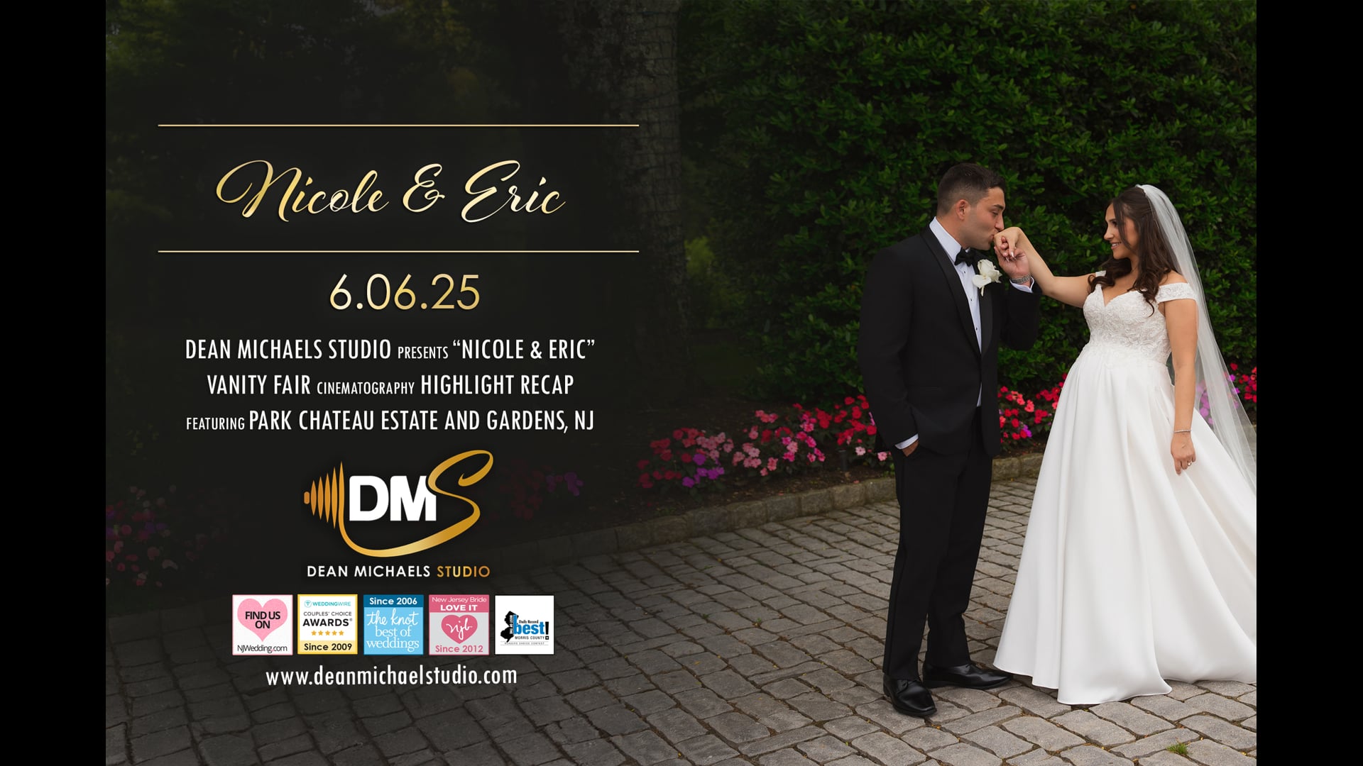 Nicole & Eric's Wedding Highlight Recap at The Park Chateau Estate & Gardens, NJ