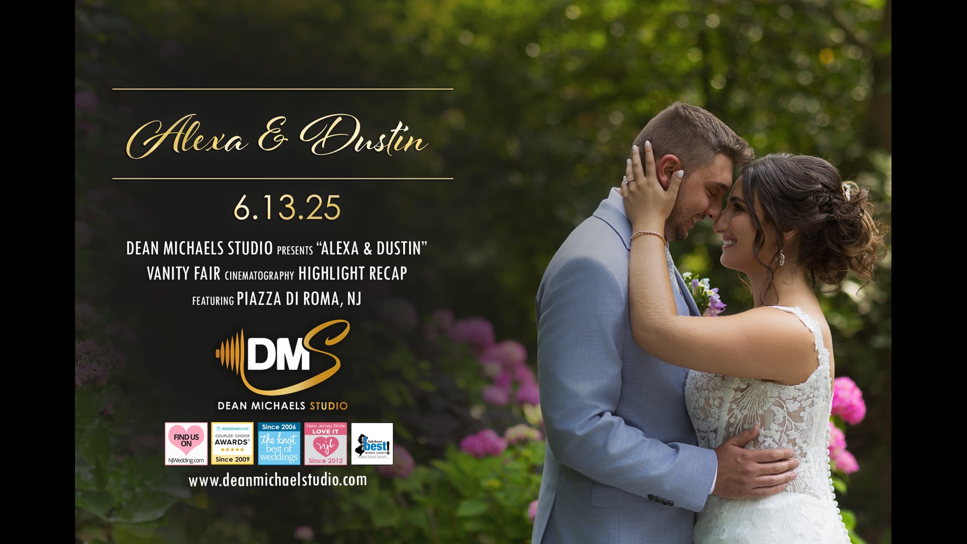 Alexa & Dustin's Wedding Highlight Recap at Piazza Di Roma, NJ
