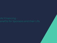 NAV Financing – Benefits for Sponsors and their LPs