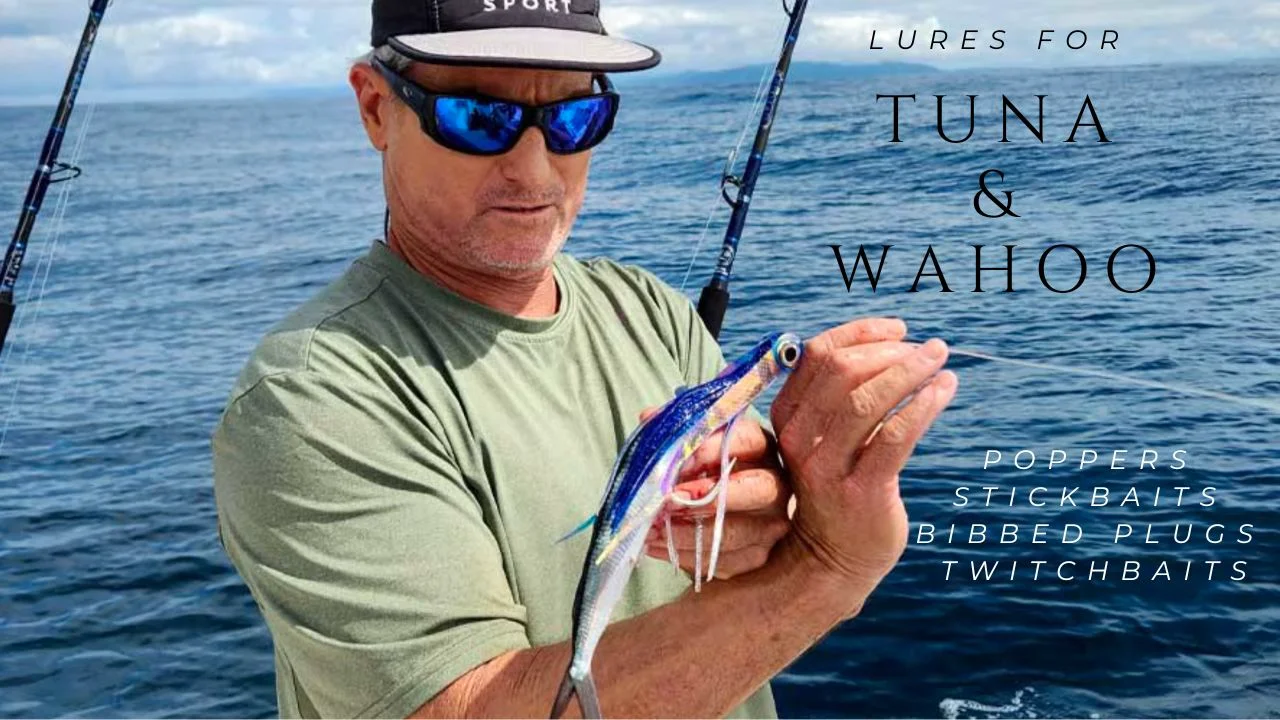 fishing rod albacore trolling setup