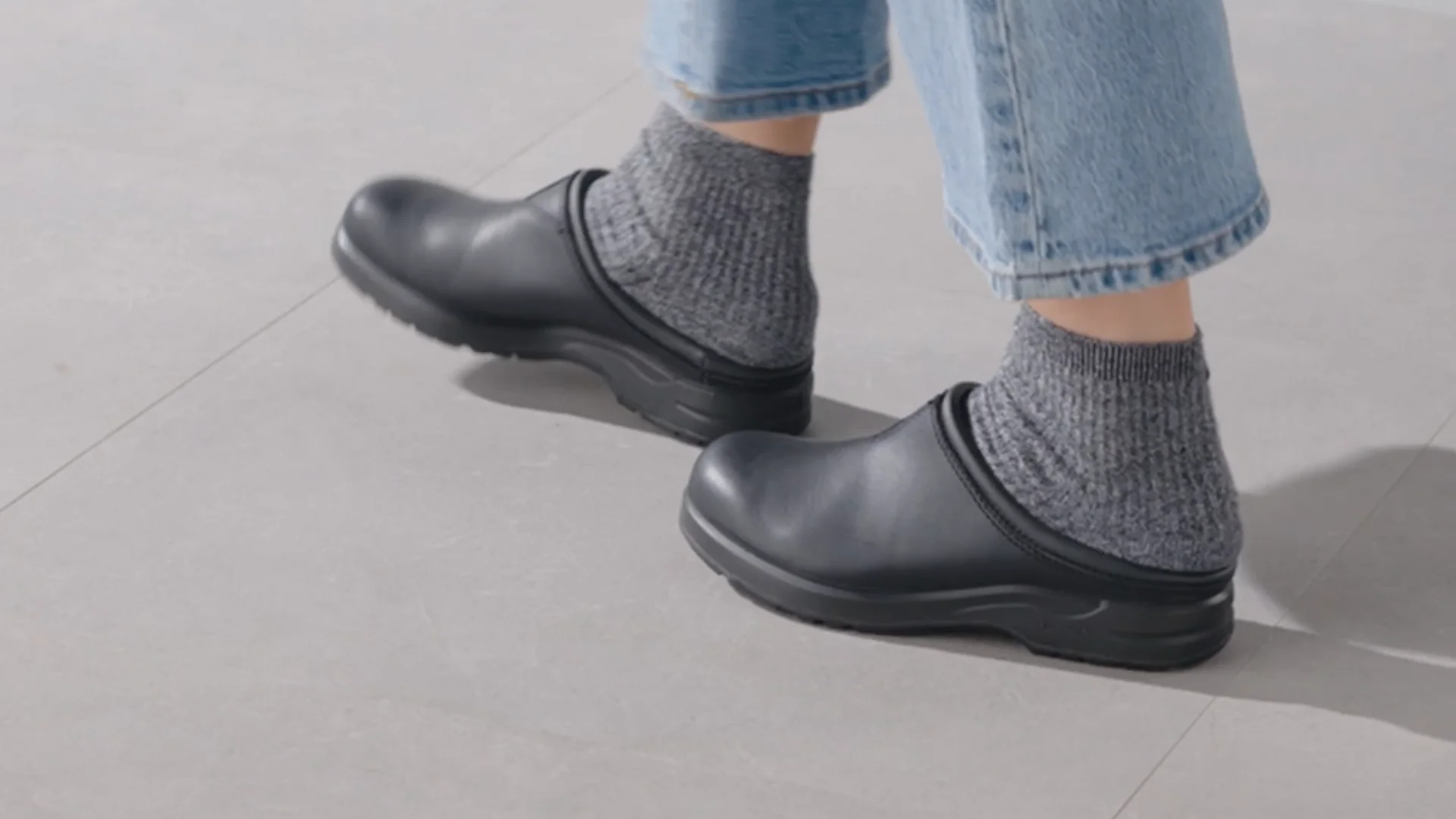 h*i様 BLUNDSTONE W-NAME ALL TERAIN CLOG 9 Black Premium Leather