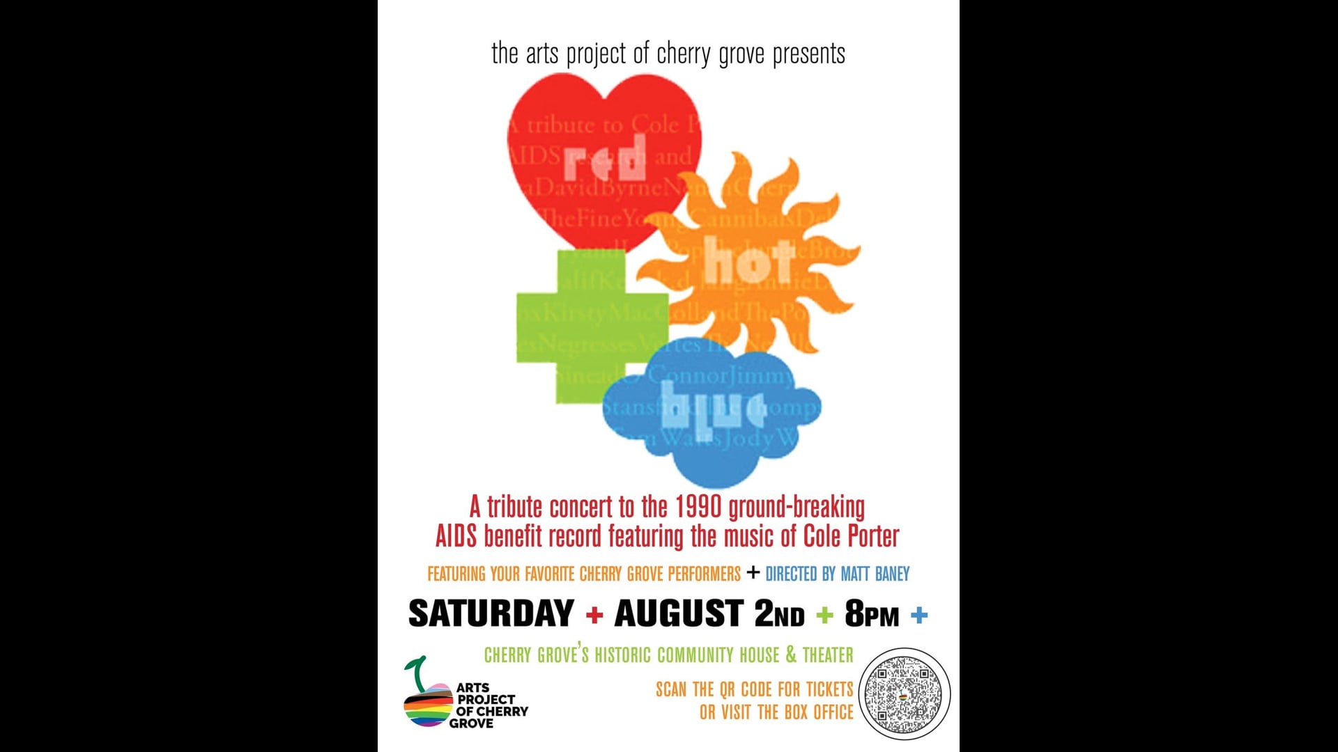 red hot + blue: A tribute concert to the 1990 ground-breaking AIDS benefit record featuring the music of Cole Porter
